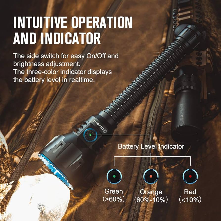 超美品！OLIGHT オーライト Javelot Turbo 1300m OLIGHT Javelot Turbo 1300 Lumen LED Flashlight, Rechargeable